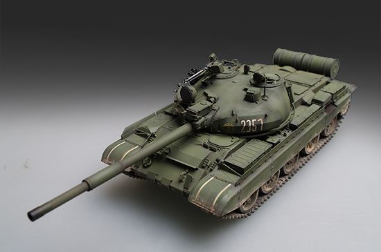 Assembled model 1/72 soviet tank T-62 Trumpeter 07148 детальное изображение Бронетехника 1/72 Бронетехника