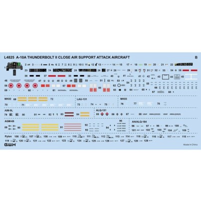 Збірна модель 1/48 Літак A-10A Thunderbolt II Great Wall Hobby L4825 детальное изображение Самолеты 1/48 Самолеты