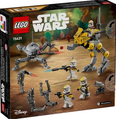 Конструктор LEGO Star Wars Боевой отряд бойцов-клонов 327-го галактического корпуса 75431 детальное изображение Star Wars Lego