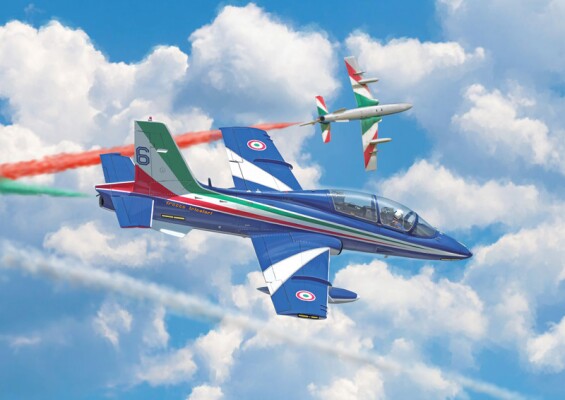 Сборная модель 1/72 Самолет MB-339A P.A.N. 2018 Livery Italeri 1418 детальное изображение Самолеты 1/72 Самолеты