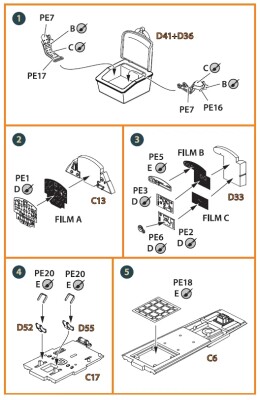 Набор фототравления 1/72 Ki-51 Sonia (все версии) Clear Prop CPA-72025 детальное изображение Наборы деталировки Афтермаркет