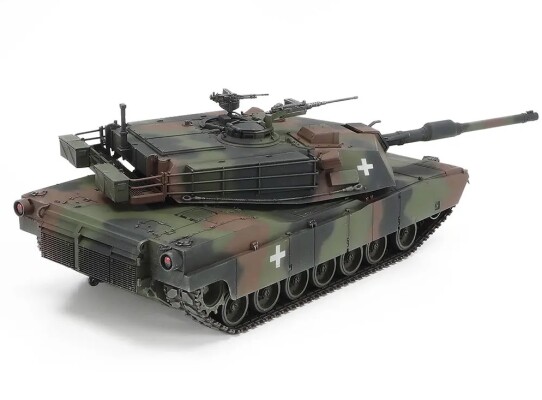 Scale model 1/35 tank &quot;Abrams&quot; Ukraine M1A1 Tamiya 25216 детальное изображение Бронетехника 1/35 Бронетехника