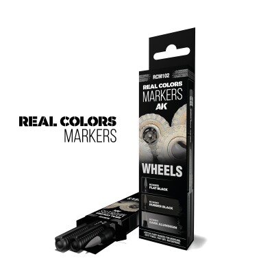 Набор маркеров - Колёса RCM 102 детальное изображение Real Colors MARKERS Краски