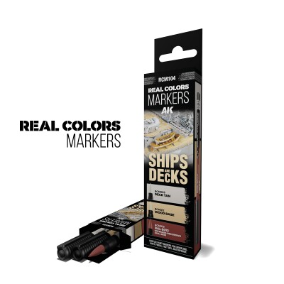Набор маркеров - Корабли и палубы RCM 104 детальное изображение Real Colors MARKERS Краски