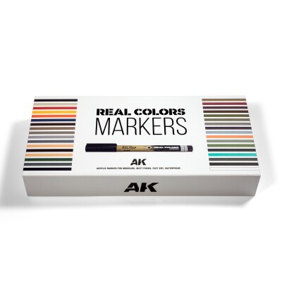 Набор маркеров Real Colors – 34 шт RCM 150 детальное изображение Real Colors MARKERS Краски