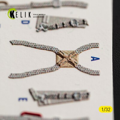 MiG-23 MF 3D декаль інтер'єр для комплекту Trumpeter 1/32 KELIK K32070 детальное изображение 3D Декали Афтермаркет