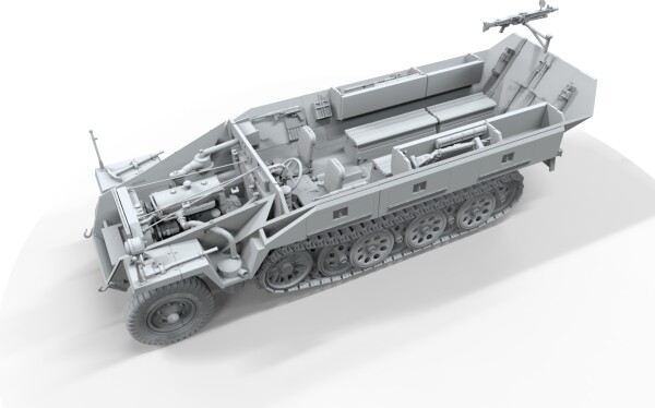 Збірна модель 1/35 Напівгусеничний бронетранспортер Sd.Kfz.251/1/Ausf.D Border Model BT-041 детальное изображение Бронетехника 1/35 Бронетехника