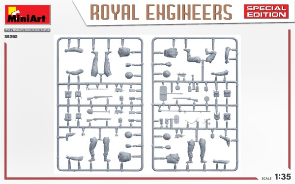 Збірна модель 1/35 Фігури королівські інженери MiniArt 35292 детальное изображение Фигуры 1/35 Фигуры