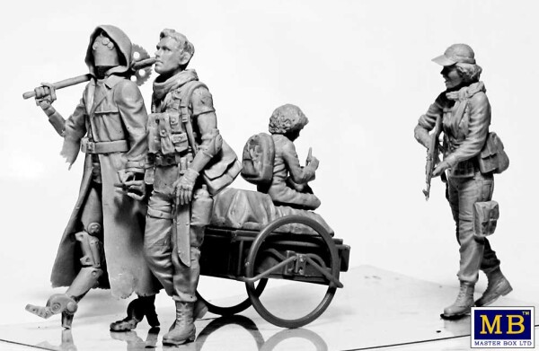 Збірна модель 1/35 Фігури Серія «Битви у пустелі» — Рейд на далекі відстані (Дитина надії) MasterBox 35250 детальное изображение Фигуры 1/35 Фигуры
