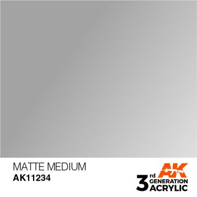 MATTE MEDIUM – AUXILIARY / Liquid to give the paint a matte shade детальное изображение Вспомогательные продукты Модельная химия