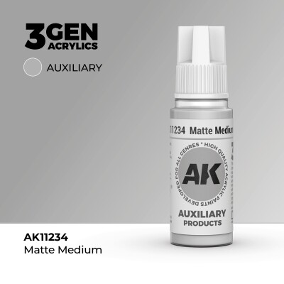 MATTE MEDIUM – AUXILIARY детальное изображение Вспомогательные продукты Модельная химия