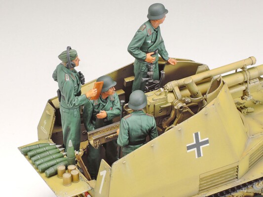 Scale model 1/35 German self-propelled howitzer Wespe &quot;Italian Front&quot; Tamiya 35358 детальное изображение Артиллерия 1/35 Артиллерия