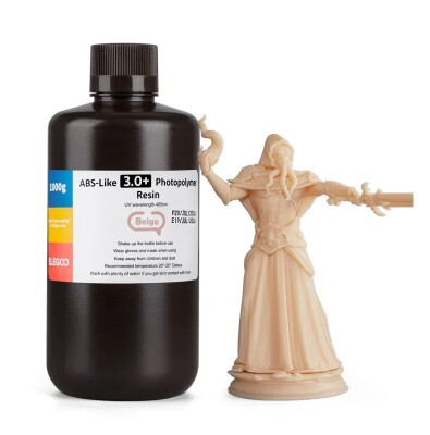 Фотополимерная смола ELEGOO ABS-Like 3.0 plus resin &quot;Beige&quot; (бежевая) 1кг детальное изображение Смола для 3D принтеров 3D печать
