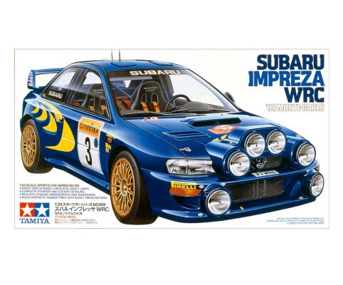 Scale model 1/24 AUTO of SUBARU IMPREZA WRC Tamiya 24199 детальное изображение Автомобили 1/24 Автомобили