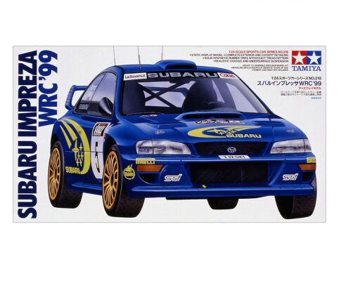 Збірна модель 1/24 Автомобіль SUBARU IMPREZA WRC ’99 детальное изображение Автомобили 1/24 Автомобили