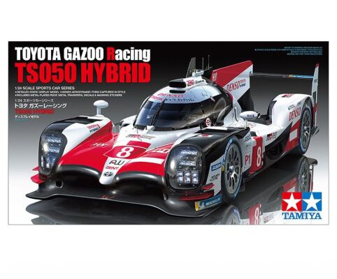 Збірна модель 1/24 АвтомобільToyota GAZOO RACING TS050 HYBRID Tamiya 24349 детальное изображение Автомобили 1/24 Автомобили