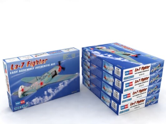 Збірна модель 1/72 Винищувач Ла-7 HobbyBoss 80236 детальное изображение Самолеты 1/72 Самолеты
