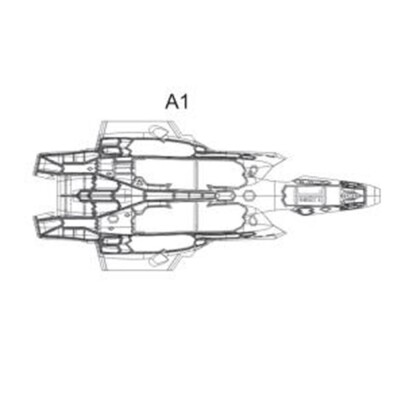 Scale model 1/48 Airplane F-35A Lightning II Version 2.0 Zimi 80103 детальное изображение Самолеты 1/48 Самолеты