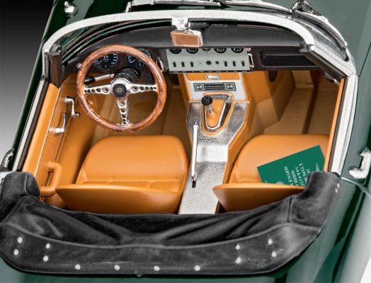 Автомобиль Jaguar E-Type Roadster детальное изображение Автомобили 1/24 Автомобили