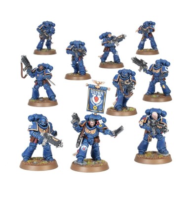 Игровой набор Warhammer 40000 - SPACE MARINES: INTERCESSOR SQUAD детальное изображение Ультрамарины Космические Десантники