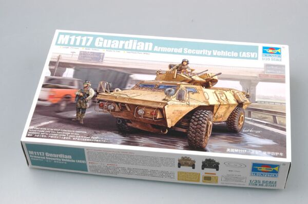 Scale model 1/35 M1117 Guardian Armored Security Vehicle (ASV) Trumpeter 01541 детальное изображение Бронетехника 1/35 Бронетехника