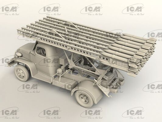 Сборная модель 1/35 БМ-13-16 на базе G7107 (Второй мировой войны) ICM35595 детальное изображение Автомобили 1/35 Автомобили