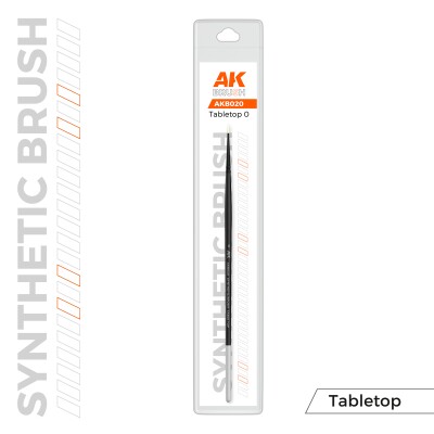 Синтетичний пензлик - Tabletop 0 AK-Interactive AKB020 детальное изображение Кисти Инструменты