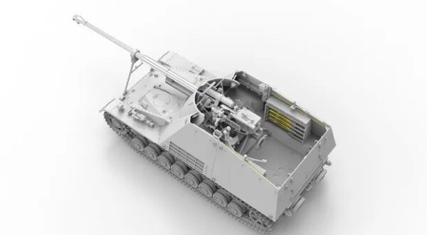 Збірна модель 1/35 САУ Sd.Kfz.164 Nashorn Рання/Командна версія з 4 фігурками Border Model BT-024 детальное изображение Бронетехника 1/35 Бронетехника