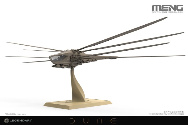 Збірна модель 1/72 Dune Atreides Ornithopter Meng DS-007 детальное изображение Фантастика Космос