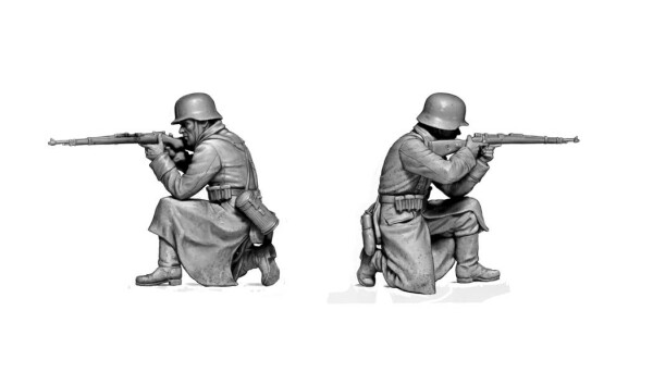 Збірна модель 1/35 Фігури Німецька піхота - Бастонь, 1944 рік (4 фігури) MasterBox 35254 детальное изображение Фигуры 1/35 Фигуры