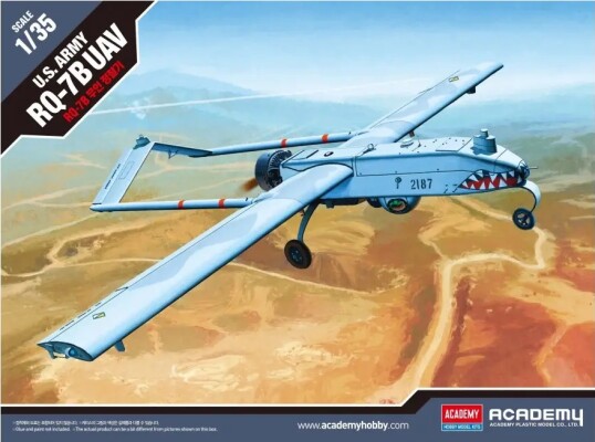 Сборная модель 1/35 БПЛА U.S.ARMY RQ-7B UAV Академия 12117 детальное изображение БПЛА Авиация