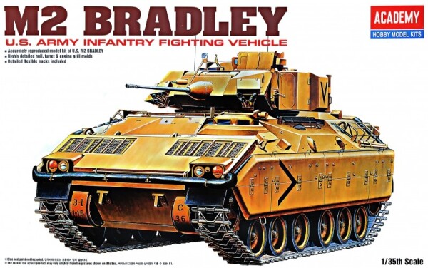 Збірна модель 1/35 БТР M2 Бредлі IFV Academy 13237 детальное изображение Бронетехника 1/35 Бронетехника