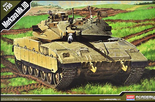 Сборная модель 1/35 танк Меркава Mk.IID Академия 13286 детальное изображение Бронетехника 1/35 Бронетехника