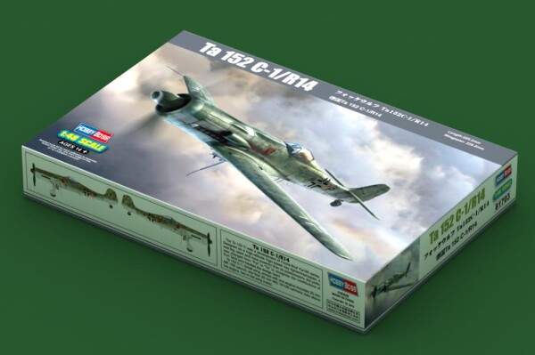 Сборная модель 1/48 Немецкий перехватчик Focke-Wulf Та 152 С-1/R14 ХоббиБосс 81703 детальное изображение Самолеты 1/48 Самолеты