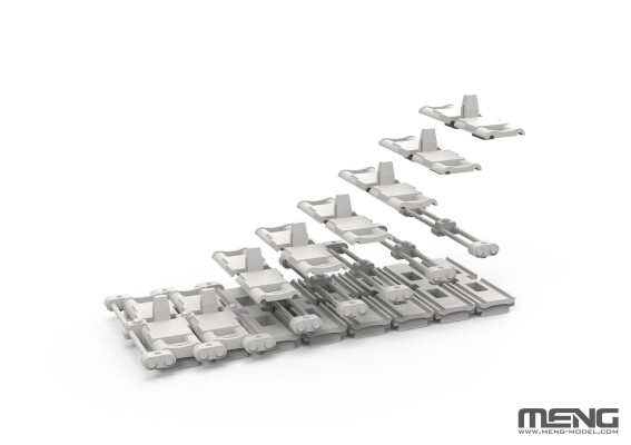 Збірна модель 1/35 Німецький основний бойовий танк Леопард 2A4 (Україна) Meng TS-058 детальное изображение Бронетехника 1/35 Бронетехника