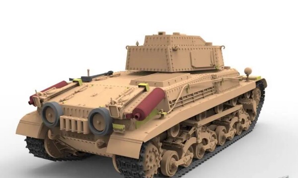 Scale model 1/35 Hungarian medium tank 41.M Turan II Bronco 35123 детальное изображение Бронетехника 1/35 Бронетехника