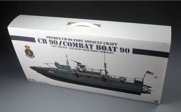 Збірна модель 1/35 Sweden CB-90 FSDT Assault Craft CB 90/Combat Boat 90 1991 - present Tiger Model 6293 детальное изображение Флот 1/35 Флот