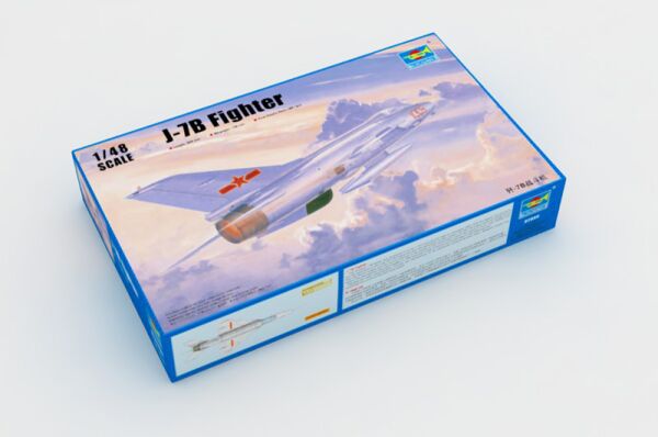 &gt;
  Збірна модель 1/48
  Винищувач J-7B Trumpeter 02860 детальное изображение Самолеты 1/48 Самолеты