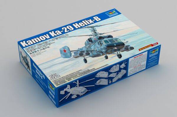 Scale model 1/35 Kamov Ka-29 Helix-B Trumpeter 05110 детальное изображение Вертолеты 1/35 Вертолеты