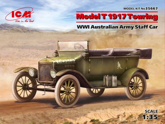Model T 1917 Touring, WWI Australian Army Staff Car детальное изображение Автомобили 1/35 Автомобили