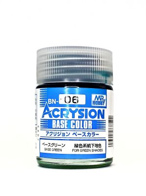 Acrysion Base Color (18 ml) Base Green / Акрилова фарба (Базовий зелений) детальное изображение Акриловые краски Краски