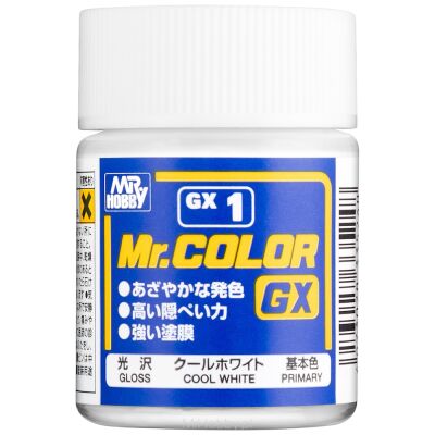 Mr. Color GX (18 ml) Cool White / Холодный белый глянцевый  детальное изображение Нитрокраски Краски
