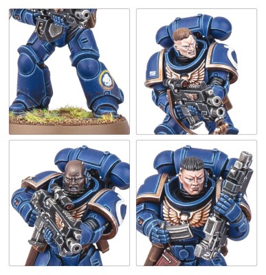 Ігровий набір Warhammer 40000 - COMBAT PATROL - ULTRAMARINES детальное изображение Ультрамарины Космические Десантники