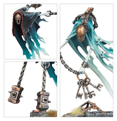 Игровой набор Warhammer AGE OF SIGMAR - SPEARHEAD: NIGHTHAUNT - CURSED SHACKLEHORDE детальное изображение Ночные Призраки Смерть
