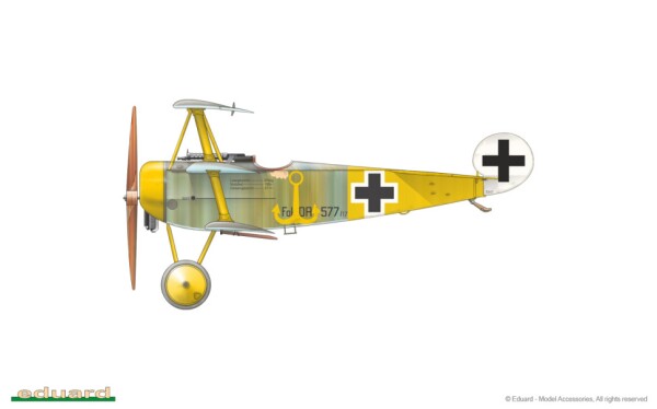 Сборная модель 1/48 Триплан Fokker Dr.I Эдуард 8162 детальное изображение Самолеты 1/48 Самолеты