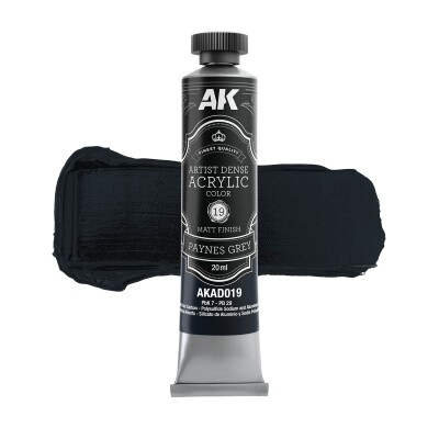 Акрилова фарба Artist Dense Acrylic Сіро-синій / Paynes Grey AK-Interactive AKAD019 детальное изображение Акриловые на водной основе  Краски