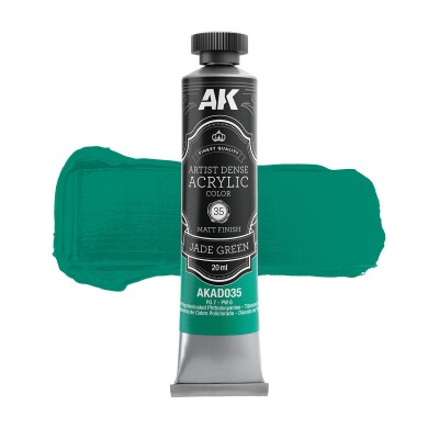Акрилова фарба Artist Dense Acrylic Нефритово-зелений / Jade Green AK-Interactive AKAD035 детальное изображение Акриловые на водной основе  Краски