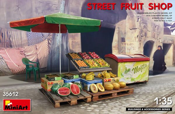 Street Fruit Shop детальное изображение Аксессуары 1/35 Диорамы