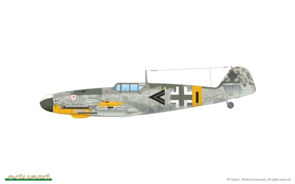 Scale model 1/48 Airplane Bf 109G-4 Eduard 82117 детальное изображение Самолеты 1/48 Самолеты