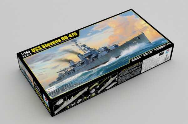 Збірна модель 1/350 USS Stevens (DD-479) - есмінець класу &quot;Флетчер&quot; IloveKit 65308 детальное изображение Флот 1/350 Флот